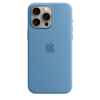 Чехол iPhone 15 Pro Max Silicone Case MagSafe Winter Blue