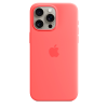 Чехол iPhone 15 Pro Max Silicone Case MagSafe Guava