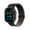 Apple Watch Ultra 2 Black Titanium 49 mm Titanium Milanese Loop Black